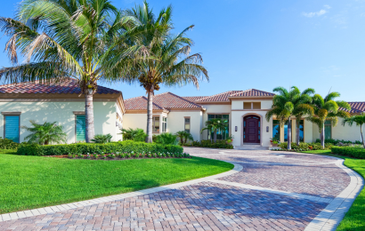 A drive way that just got serviced. Pavers Bradenton